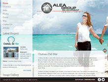 Tablet Screenshot of aleagroupdevelopment.com